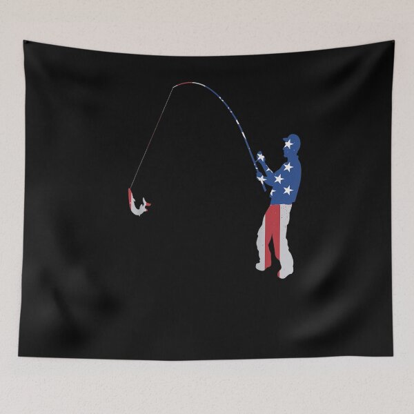 Item preview, American Flag Fishing Pole Flag Fish 4th Of July Patriotic designed and sold by patsa4.