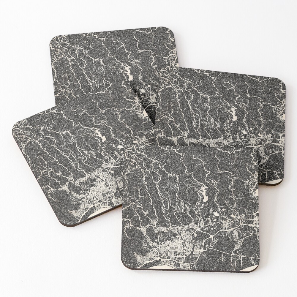 Item preview, Coasters (Set of 4) designed and sold by InkMaps.