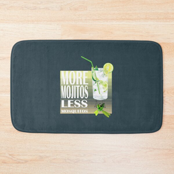 Item preview, LESS MOSQUITOS MORE MOJITOS_MOSQUITO NET designed and sold by PagotoCaroto.