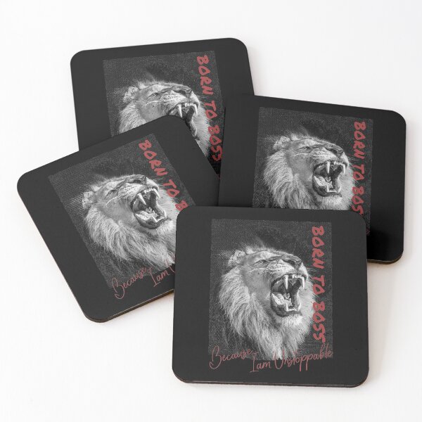 Item preview, Lion Wild Cat Colorful Animal King Jungle Lovers Motivation designed and sold by CHAMSING INK.