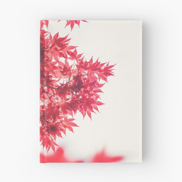 Item preview, A low-angle shot of red maple trees against a clear white background. designed and sold by Heyitsleo.