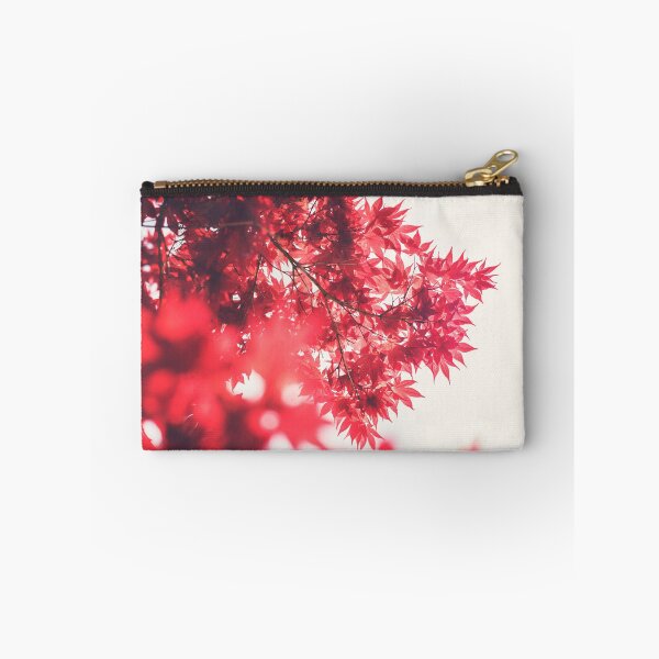 Item preview, A low-angle shot of red maple trees against a clear white background. designed and sold by Heyitsleo.