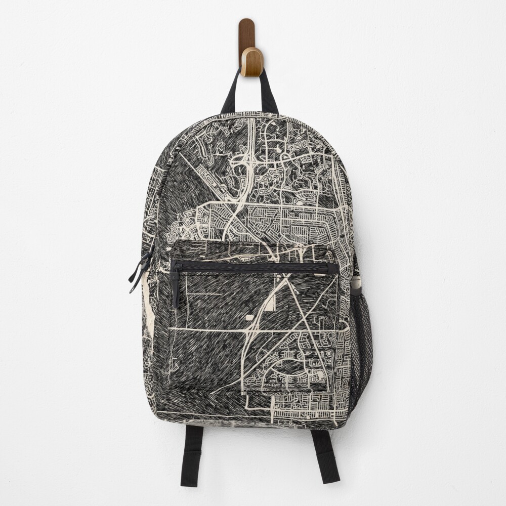 Vista previa del artículo con la obra «Mochila», diseñado y vendido por InkMaps.