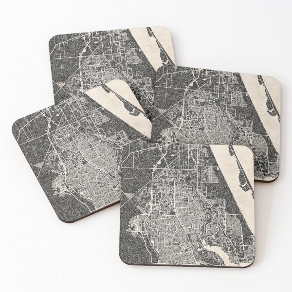 Item preview, Port St. Lucie map Florida Ink lines 2 designed and sold by InkMaps.
