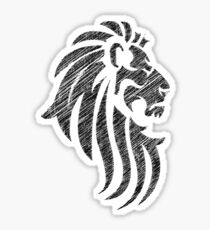 tribal tattoo lion stickers redbubble tribal tattoo lion stickers redbubble