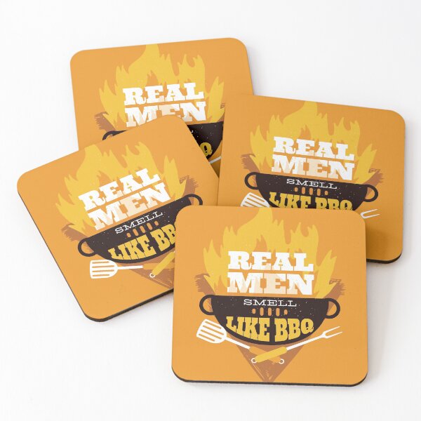 Item preview, Real Men Smell Like BBQ Design designed and sold by Steve Yao.