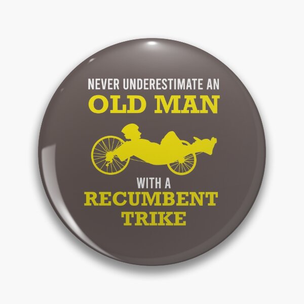 Item preview, Never Underestimate an old man with a recumbent designed and sold by vicoli-shirts.