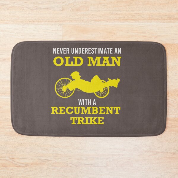 Item preview, Never Underestimate an old man with a recumbent designed and sold by vicoli-shirts.