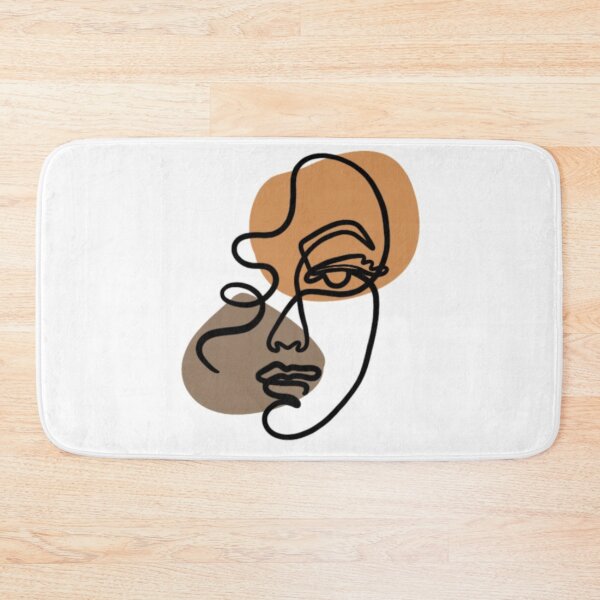 Item preview, One line face art 2 colors designed and sold by Mywaytothehigh.