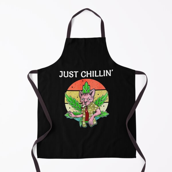Item preview, Just Chillin' Pot Smoking Cat designed and sold by ojdart.