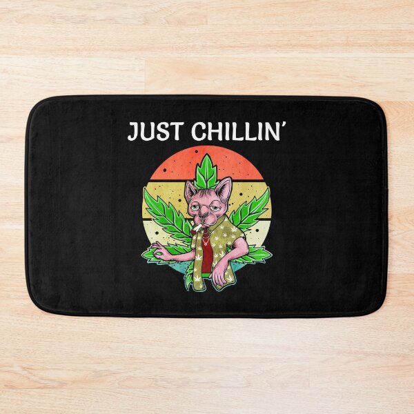 Item preview, Just Chillin' Pot Smoking Cat designed and sold by ojdart.