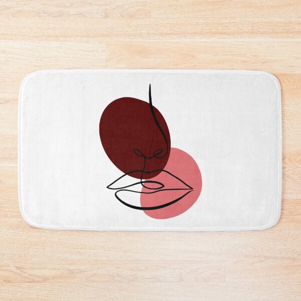 Item preview, One line face art 2 colors designed and sold by Mywaytothehigh.