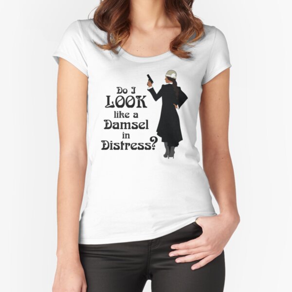 Isra - Damsel in Distress? Fitted Scoop T-Shirt