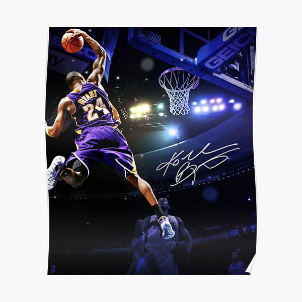 blue dunk art Poster
