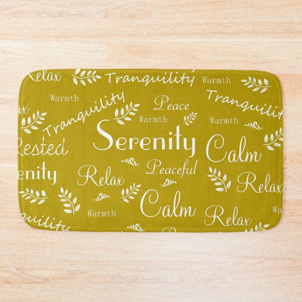 Item preview, Serenity, Relaxation and Mindfulness in Achillea Mustard designed and sold by OByD.