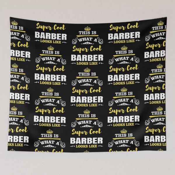 Item preview, THIS IS WHAT A SUPER COOL BARBER LOOKS LIKE designed and sold by T-shirtgallery.