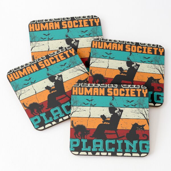 Item preview, Black Cat Human Society Placing Familiars designed and sold by NoorMohamou.