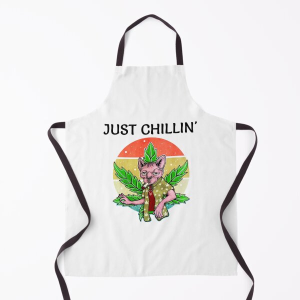 Item preview, Just Chillin' Pot Smoking Cat designed and sold by ojdart.
