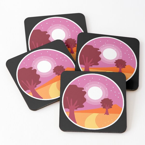 Item preview, Summer Landscape in Night designed and sold by DMJPRINT.