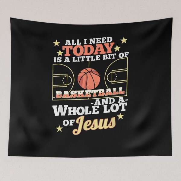 Item preview, Basketball And Jesus Christian Basketballer designed and sold by patsa4.