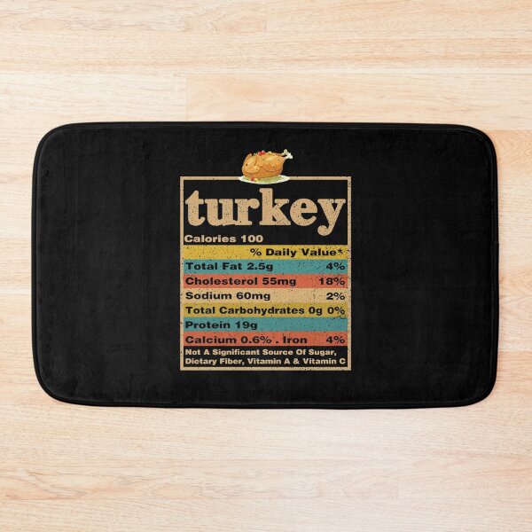 Item preview, Vintage Turkey Nutrition Facts Funny Thanksgiving Christmas Gifts designed and sold by Alexandra Schowalter.