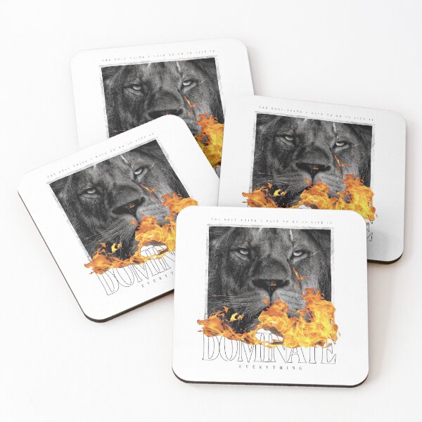 Item preview, Lion Wild Cat Colorful Animal King Jungle Lovers Motivation designed and sold by CHAMSING INK.