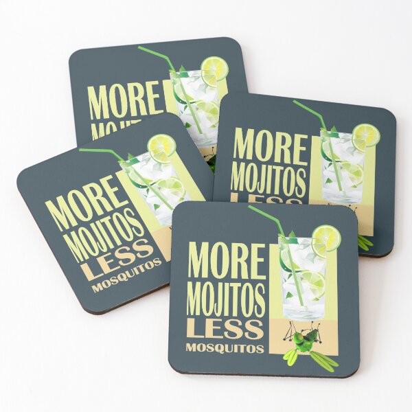 Item preview, LESS MOSQUITOS MORE MOJITOS - MOSQUITO NET designed and sold by PagotoCaroto.