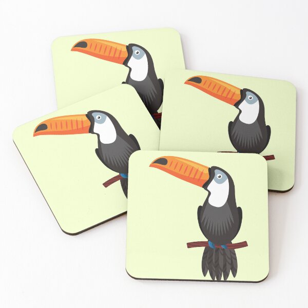Item preview, Black toucan on a branch designed and sold by TzancaURG.