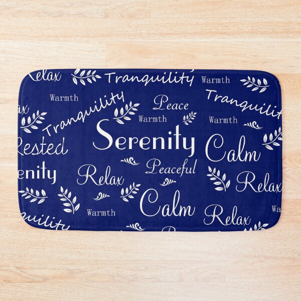 Item preview, Serenity, Relaxation and Mindfulness in Regal Blue designed and sold by OByD.