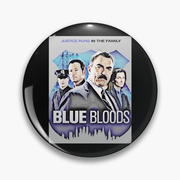 Item preview, Justice runs in the family blue bloods poster designed and sold by SmithJoseBessie.