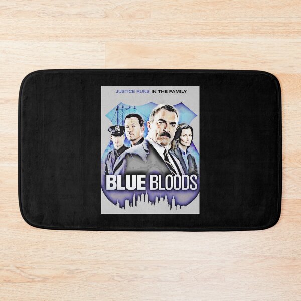 Item preview, Justice runs in the family blue bloods poster designed and sold by SmithJoseBessie.