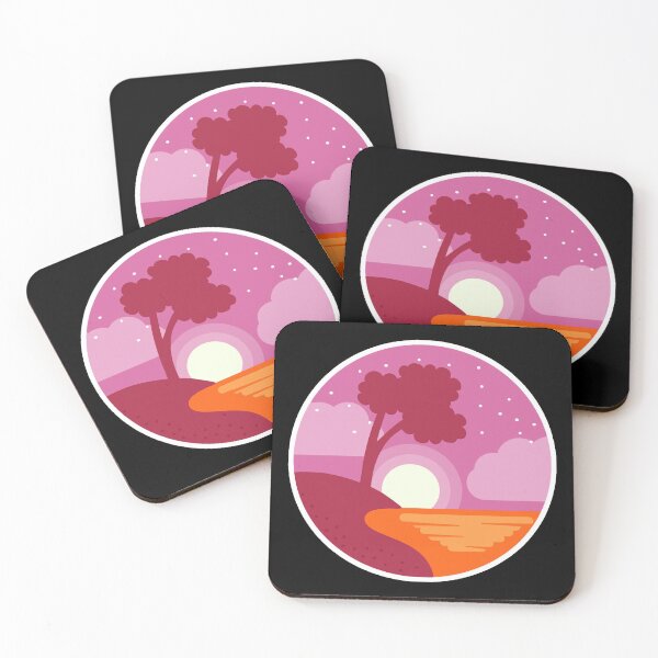 Item preview, Summer Landscape in Night designed and sold by DMJPRINT.