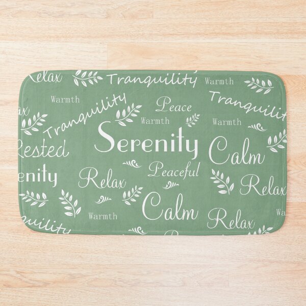 Item preview, Serenity, Relaxation and Mindfulness in Sage Green designed and sold by OByD.