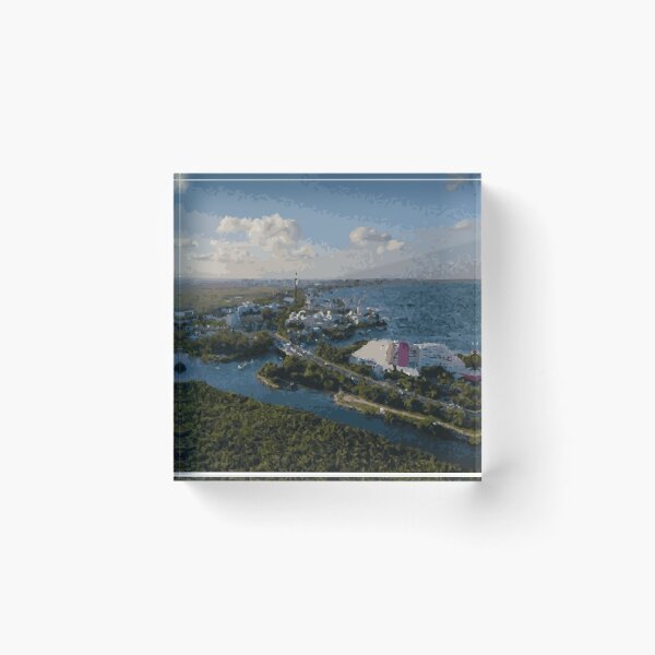Item preview, MEXICO Cancún Kukulcan Boulevard designed and sold by VoyageVectors.