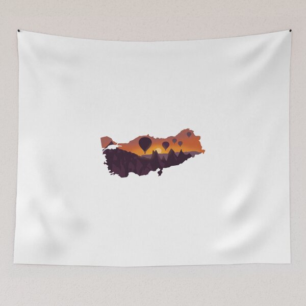 Item preview, Turkey, map and landscape designed and sold by landscapeworlds.