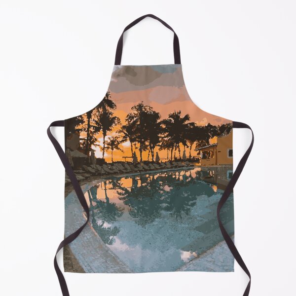 Item preview, MEXICO Cancún Pool Sunset designed and sold by VoyageVectors.