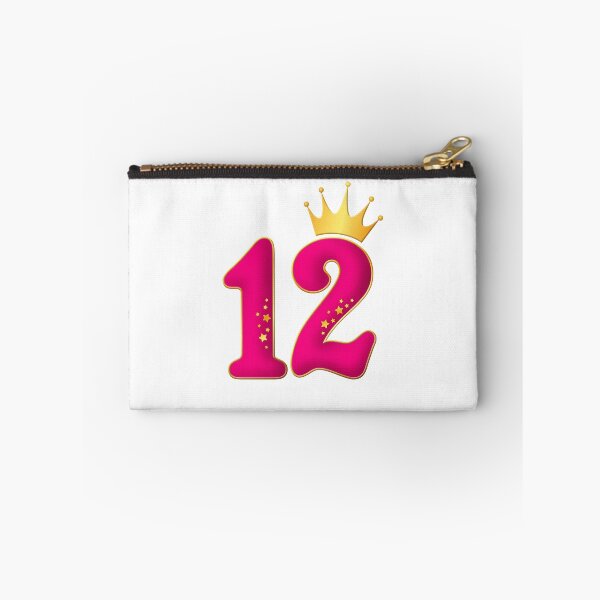 Item preview, 12 años, diseño de fiesta de cumpleaños para niñas. 12 y corona designed and sold by iclipart.