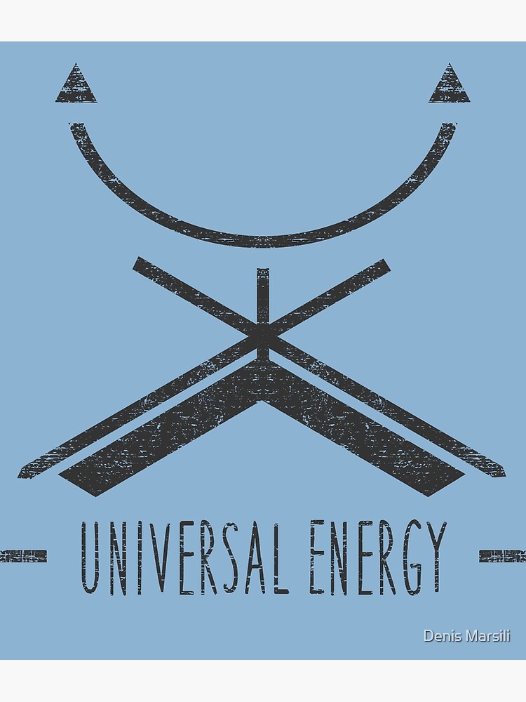 "Universal Energy Typography and Geometry" Poster by ddtk Redbubble