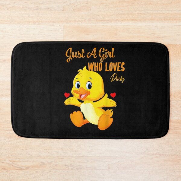 Artikelvorschau, Just A Girl Who Loves Ducks Gummiente Tochter Geschenk entworfen und verkauft von patsa4.