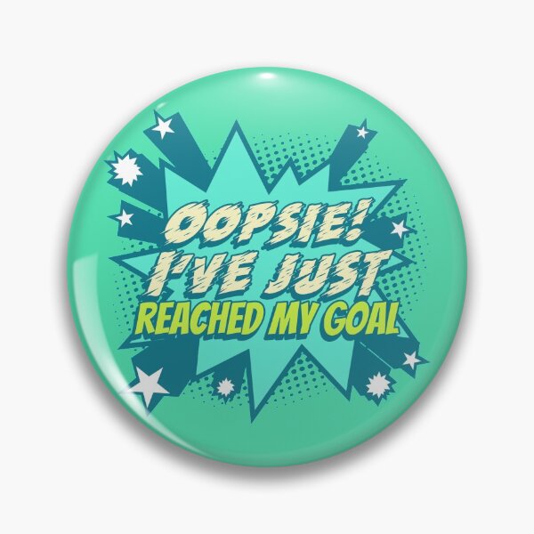 Item preview, Ooopsie!  I have just reached my goal teal background - Cute Colorful Star Design - Dreams come true designed and sold by IrinchiDE.