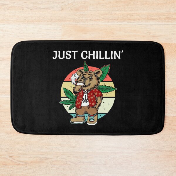 Item preview, Just Chillin' Pot Smoking Teddy Bear designed and sold by ojdart.