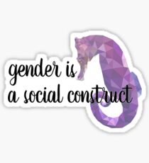 Gender is a Social Construct Sticker