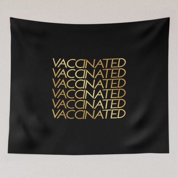 Item preview, GOLD vaccinated 2021: funny shirt f - well vaccined - retro style lovers designed and sold by charaf19.