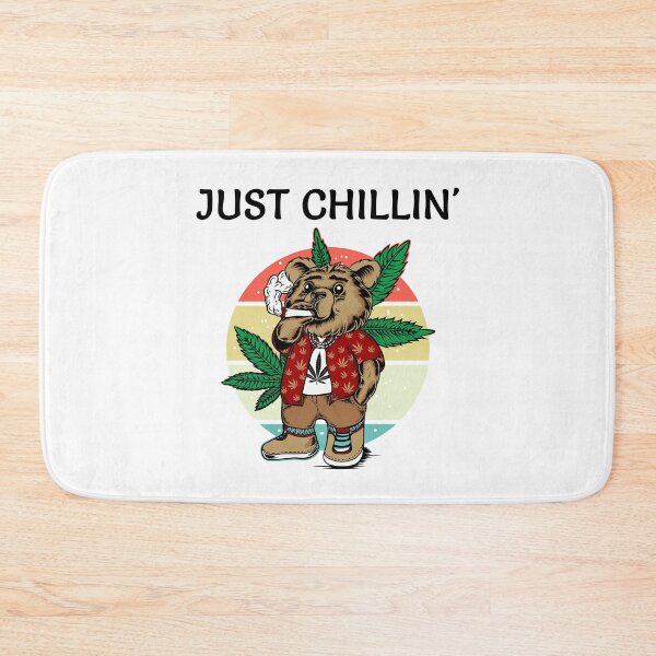 Item preview, Just Chillin' Pot Smoking Teddy Bear designed and sold by ojdart.