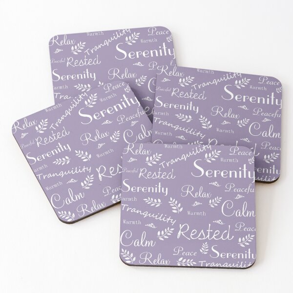 Item preview, Serenity, Relaxation and Mindfulness in Lavender designed and sold by OByD.