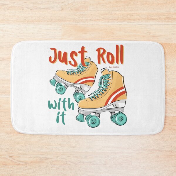 Item preview, Roller Skate Just Roll with it Skater designed and sold by Lei Vector.