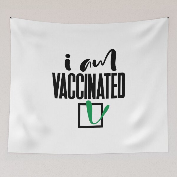 Item preview, I am vaccinated 2021: funny shirt f - well vaccined - retro style lovers - shirt for mom and dad mother and father vaccinated designed and sold by charaf19.