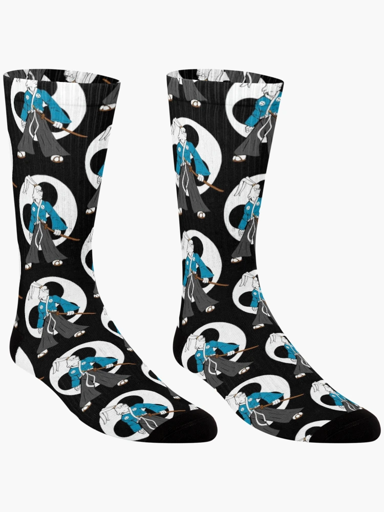 Thumbnail 3 of 5, Socks, Samurai Rabbit designed and sold by Flessner97.