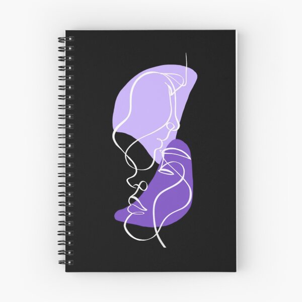 Item preview, Copy of One line face art violet & purple  designed and sold by Mywaytothehigh.