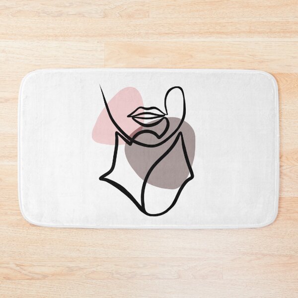 Item preview, One line face art pink  designed and sold by Mywaytothehigh.